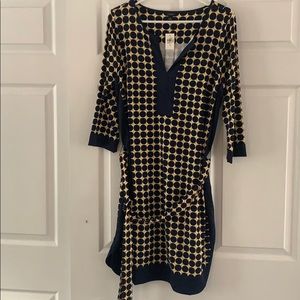 NWT Ann Taylor Split Neck Shift Dress